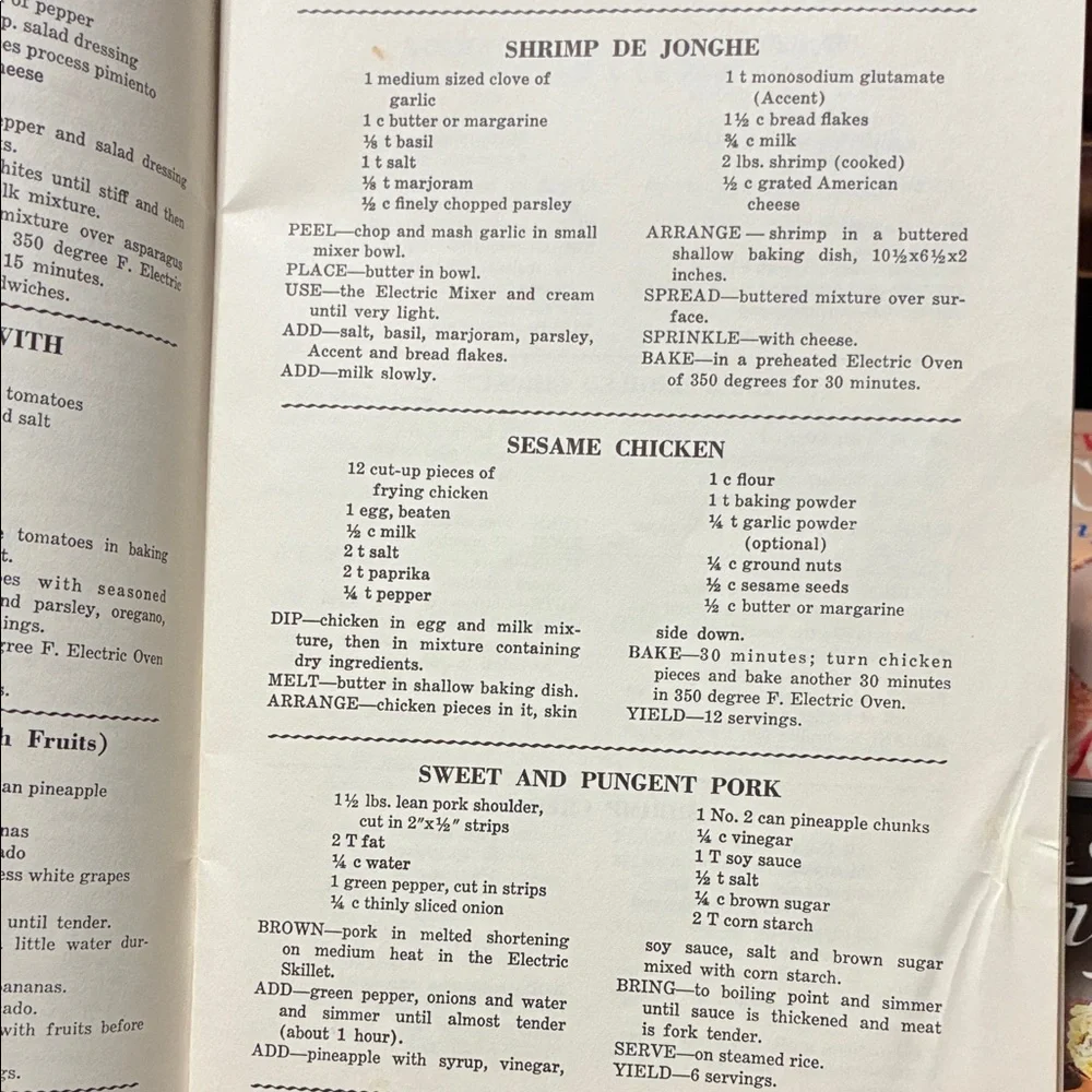 Vintage six piece assorted Cookbook magazines